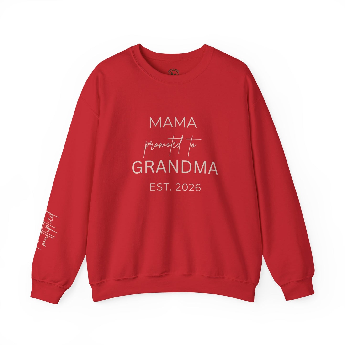 Mama Promoted to Grandma Sweatshirt – Est. 2026