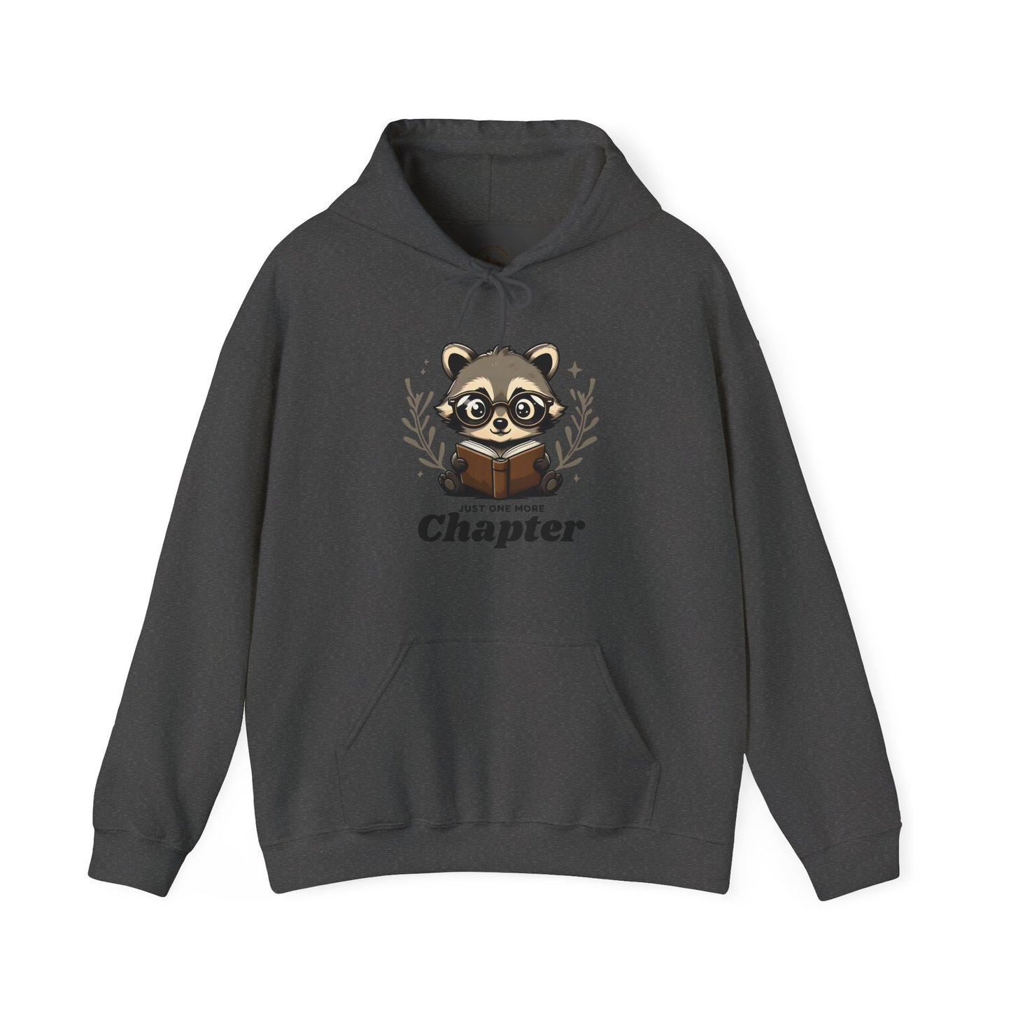 Just One More Chapter Charming Reading Raccoon Hoodie