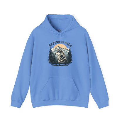 Wildlife Conservation Unisex Wolf Hoodie
