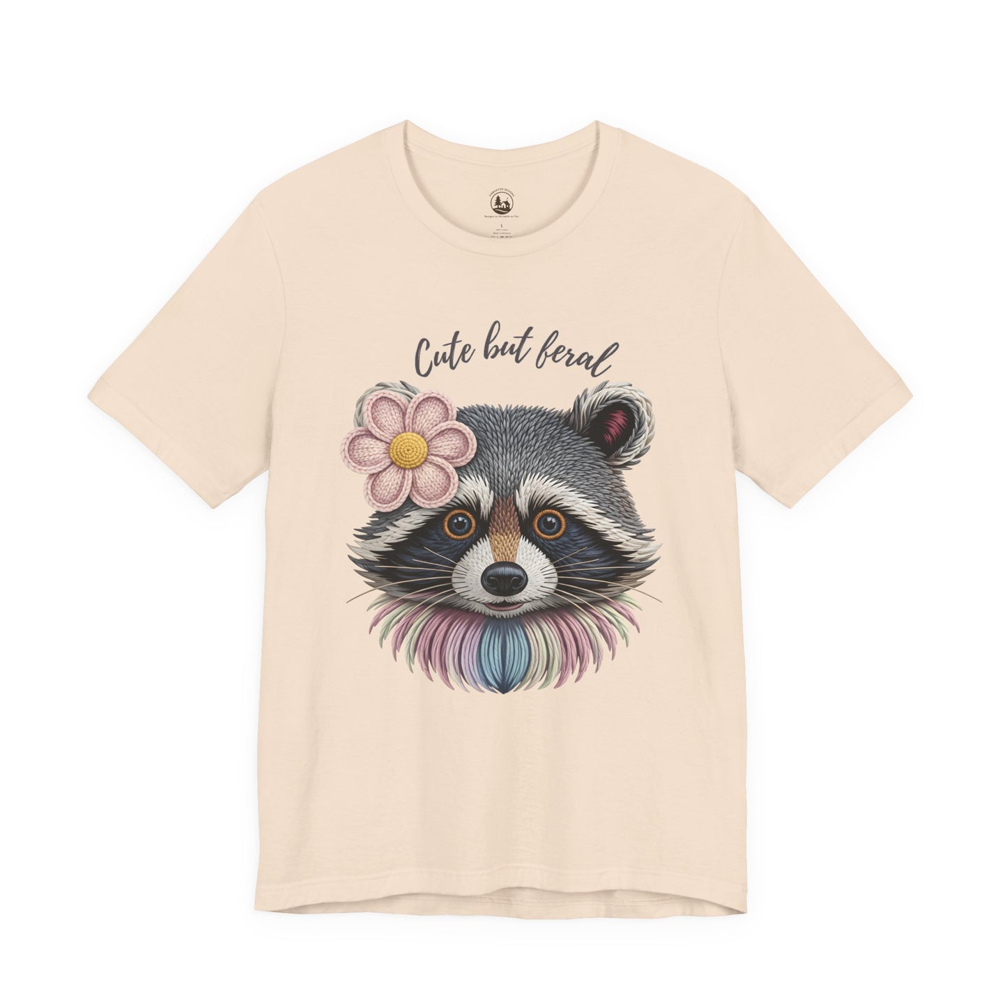 Cute But Feral Raccoon T-Shirt