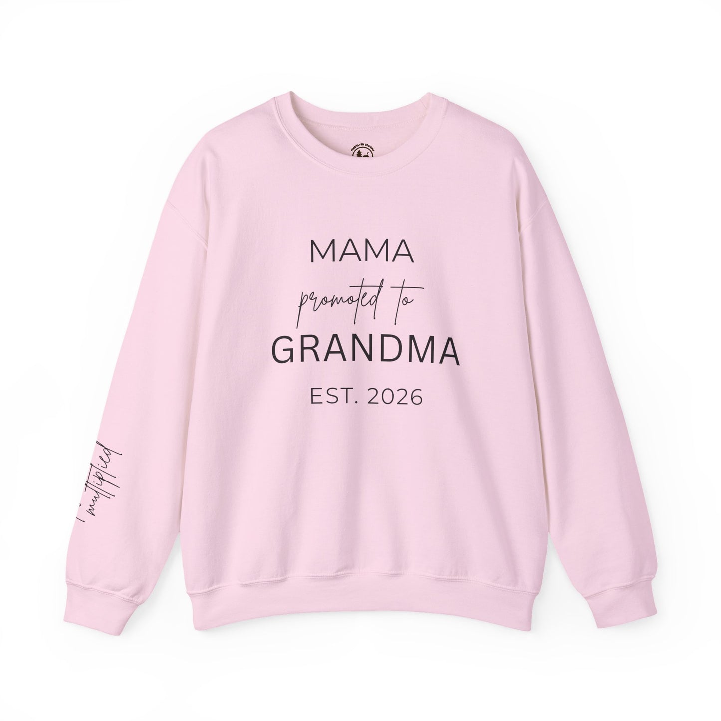 Mama Promoted to Grandma Sweatshirt – Est. 2026