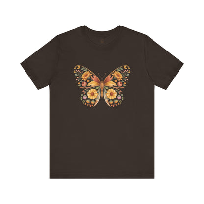 Floral Butterfly Vintage Tee