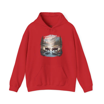 Moose Wilderness  Hoodie