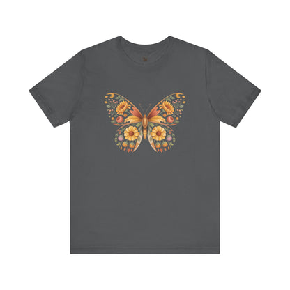 Floral Butterfly Vintage Tee