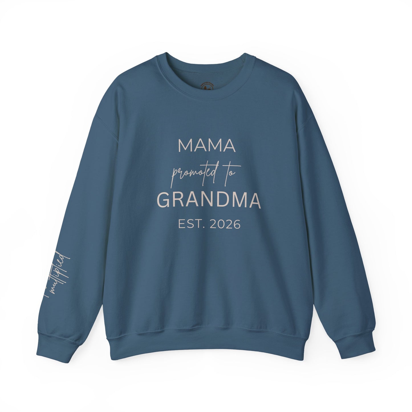 Mama Promoted to Grandma Sweatshirt – Est. 2026
