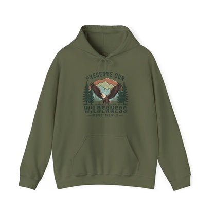 Preserve Our Wilderness  – Respect the Wild Hoodie