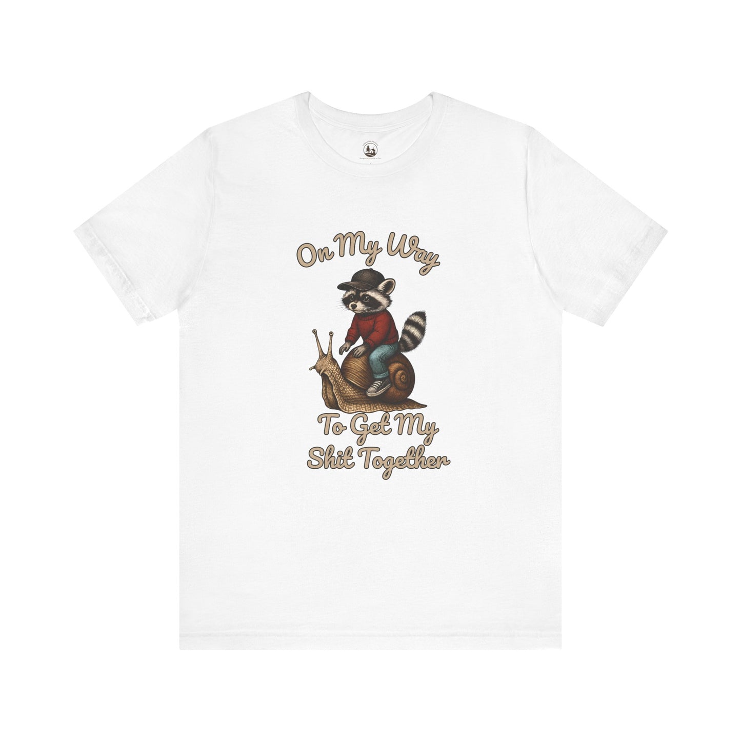 On My Way to Get It Together T-Shirt, Funny Raccoon Graphic