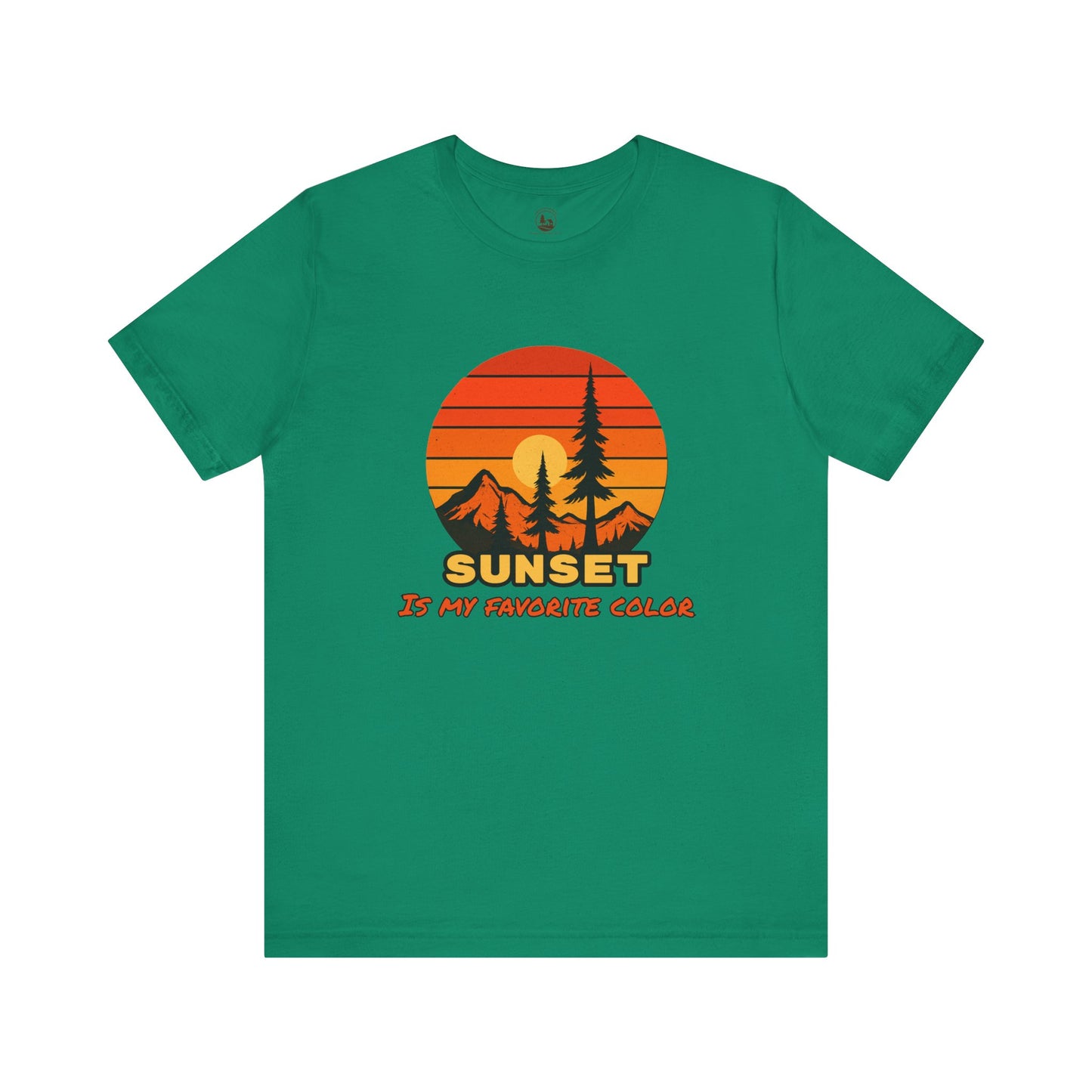 Sunset Mountain Graphic T-Shirt Gift For Outdoor Enthusiast