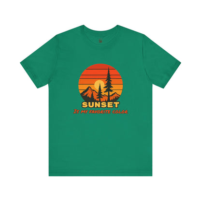 Sunset Mountain Graphic T-Shirt