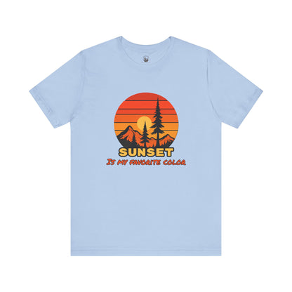 Sunset Mountain Graphic T-Shirt