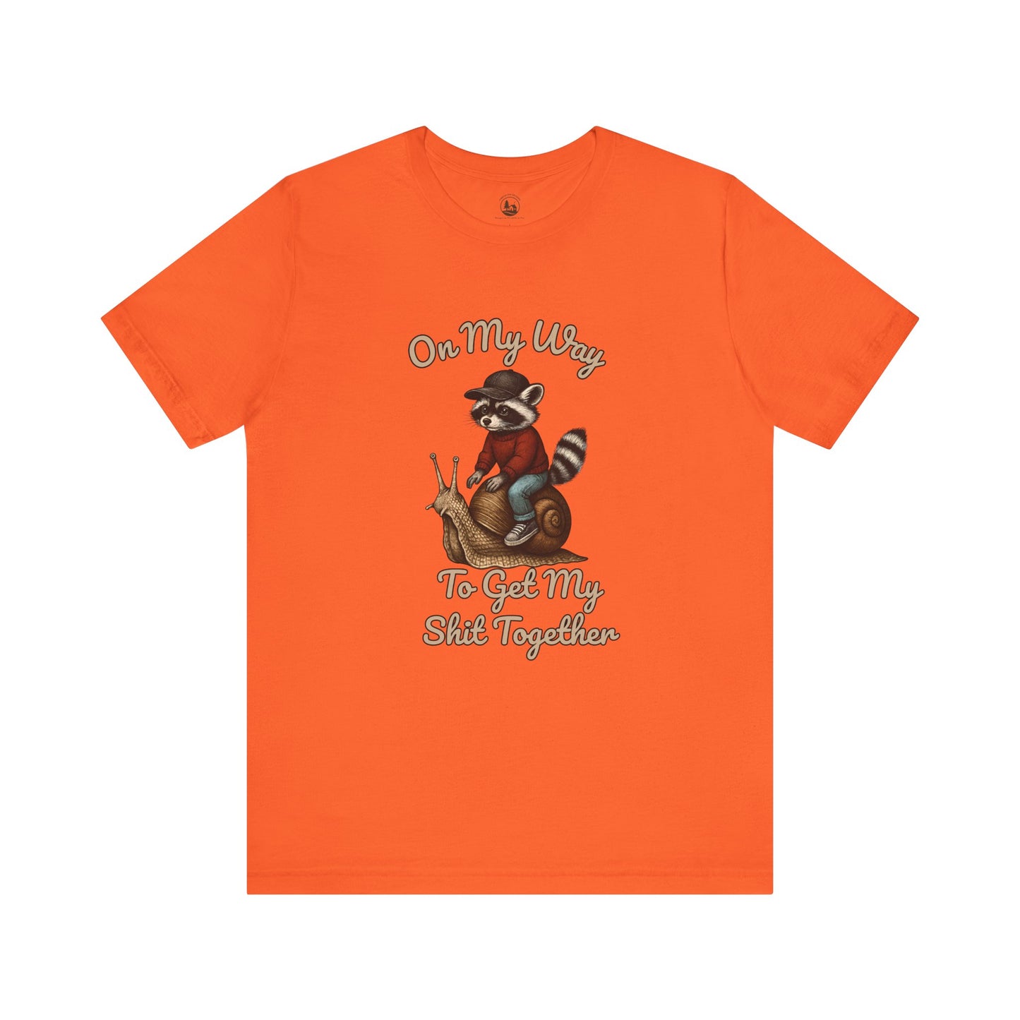 On My Way to Get It Together T-Shirt, Funny Raccoon Graphic