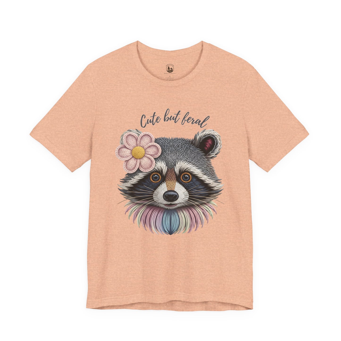 Cute But Feral Raccoon T-Shirt