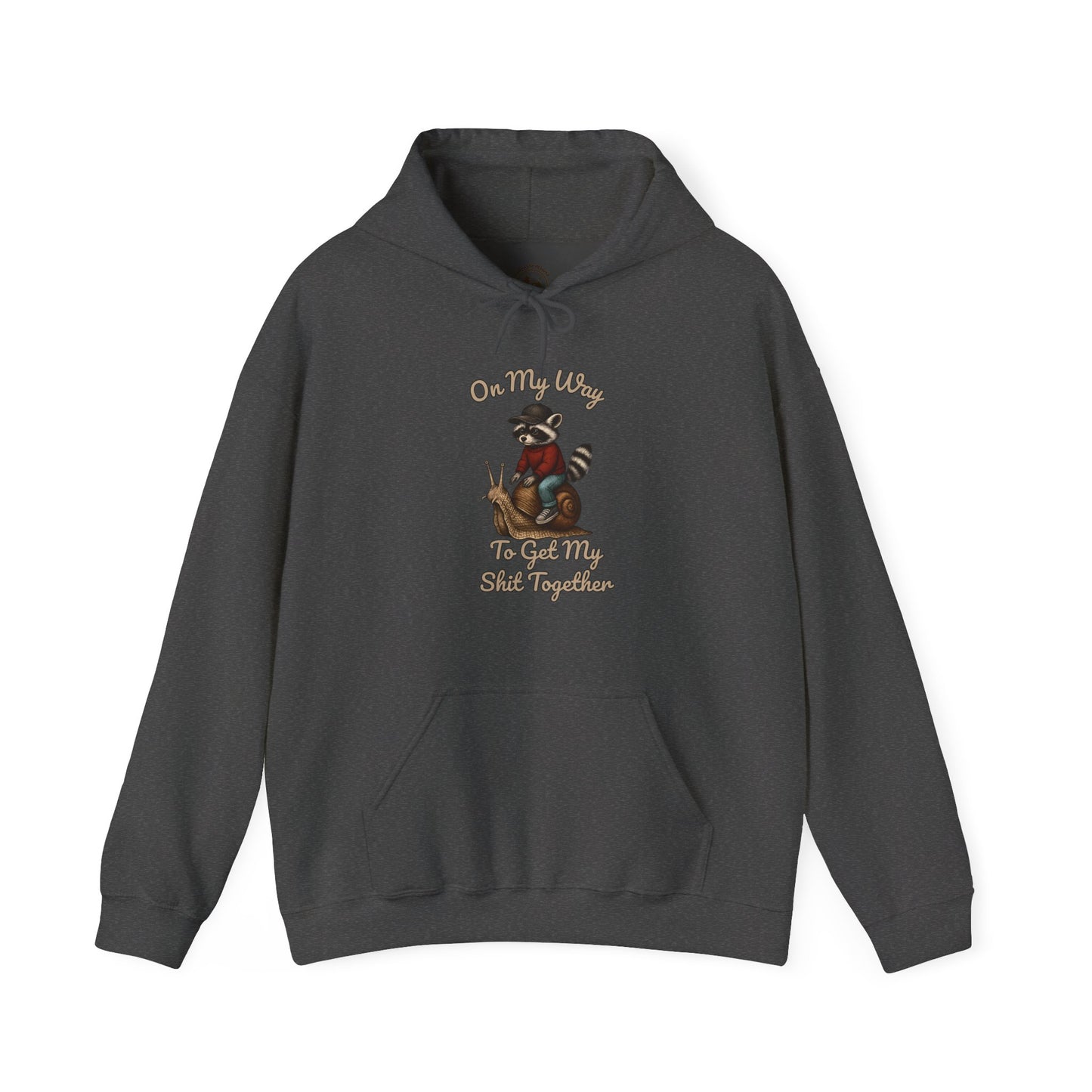 On My Way To Get It Together, Funny Hoodie Raccoon Hoodie