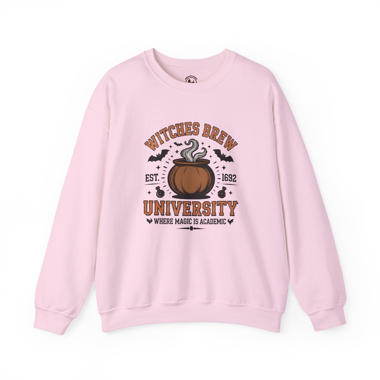 Witches Brew University Crewneck Sweatshirt, Cozy Halloween Apparel