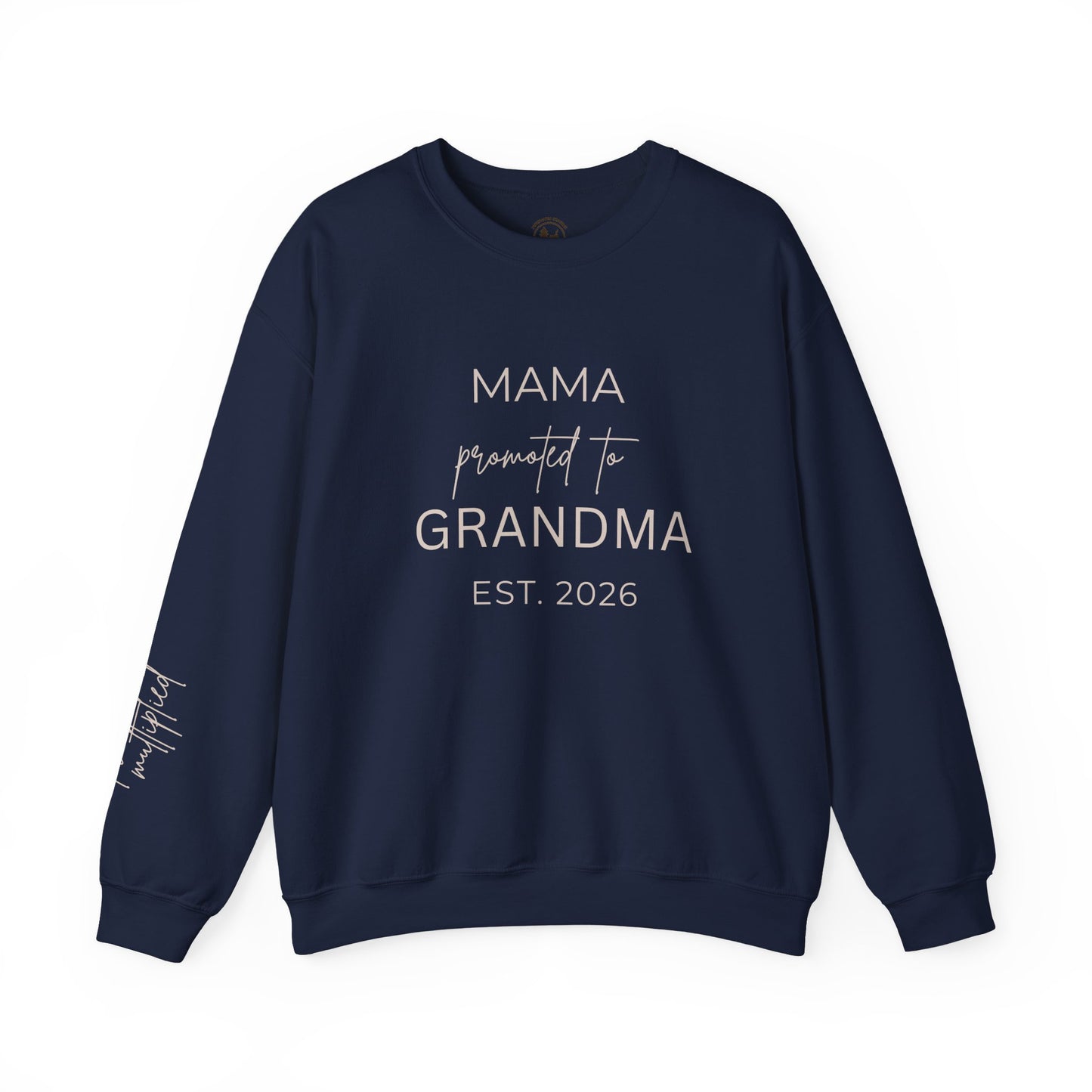 Mama Promoted to Grandma Sweatshirt – Est. 2026