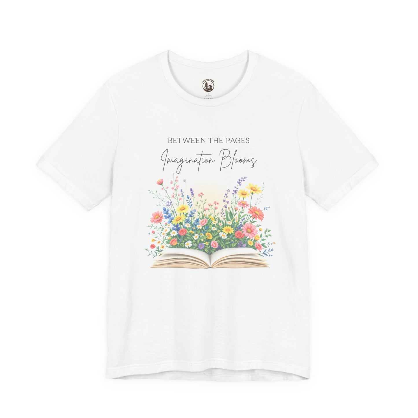Between the Pages Imagination Blooms T-Shirt