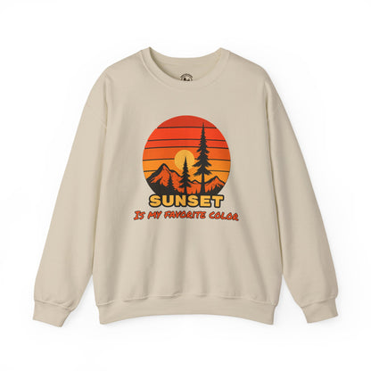 Sunset Mountain Crewneck Sweatshirt