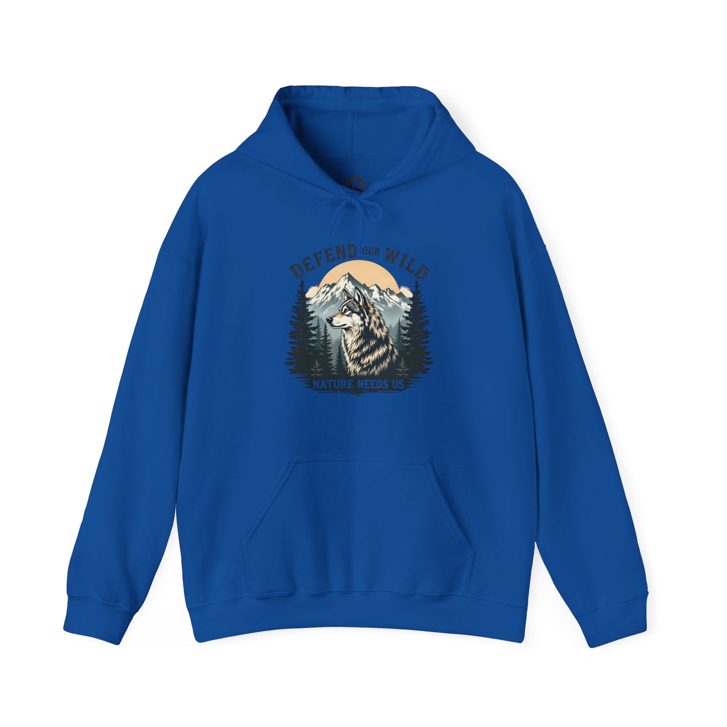 Wildlife Conservation Unisex Wolf Hoodie